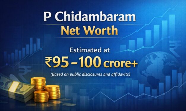 P Chidambaram Net Worth – Assets & Legal Income