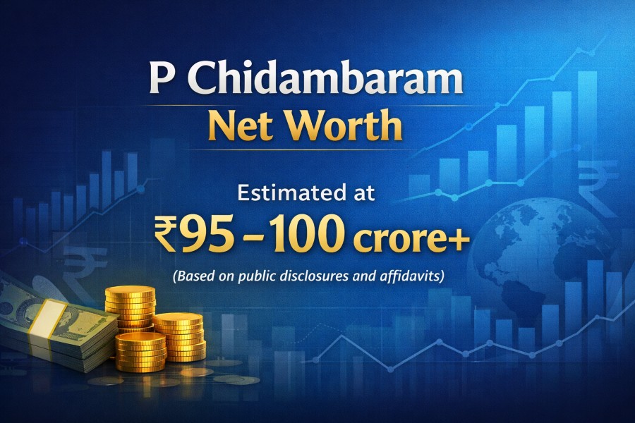 P Chidambaram Net Worth – Assets & Legal Income
